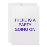 PARTY UP PERSONALIZED INVITATION