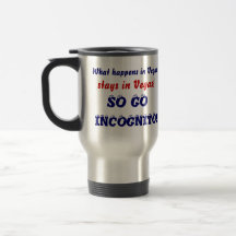 Party Vegas So Go Incognito   See Notes Coffee Mug