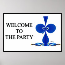 Party Welcome Sign Print