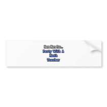Party With A Math Teacher bumper stickers