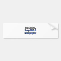 Party With A Photographer Bumper Stickers