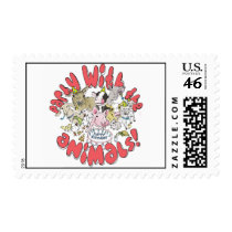 party with animals stamp