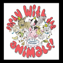 PARTY WITH THE ANIMALS posters
