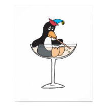 partying penguin posters by doonidesignsanimals partying penguin posters