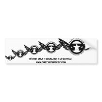 PartyStarterz Bumper Sticker bumper stickers by WKT408 PartyStarterz Bumper Sticker bumper stickers