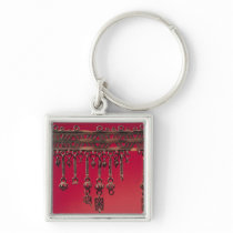 Parure with bell pendants keychain
