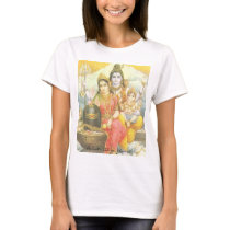 Parvati, Shiva, Ganesh t-shirts