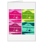 Parvis Notre Dame Place...Paris POP Art Blank Card