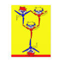Pas de Quatre postcards by lonvig Pas de Quatre postcards