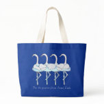 Pas de Quatre Swan Lake Tote Canvas Bags