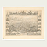 Pasadena, CA. Panoramic Map (1305A) posters