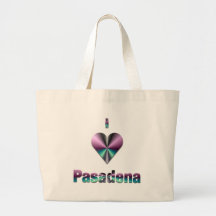 Pasadena -- Purple & Turquoise Canvas Bags