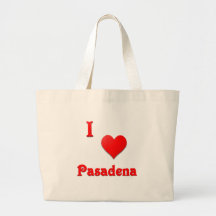 Pasadena -- Red Canvas Bags