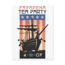Pasadena Tea Party postcards by LipstickUnderground Pasadena Tea Party postcards