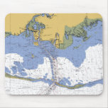 Pascagoula,Mississippi Nautical Chart Mousepad