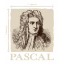 Pascal = 1 newton per square meter math joke t-shirts by strk3 Pascal = 1 newton per square meter math joke t-shirts