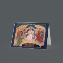 Pascha (Easter) Icon Greeting Card