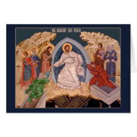 Pascha (Easter) Icon Greeting Card