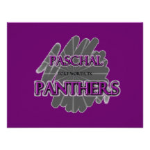 Paschal High School Panthers - Fort Worth, TX Personalized Invitations
