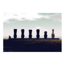 Pascua Bowling Rapa Nui poster posters by Ubiko Pascua Bowling Rapa Nui poster posters