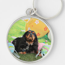 Pascua - perro de aguas de rey Charles arrogante - Llaveros