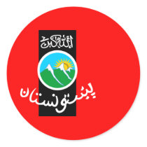 pashtunistan round stickers