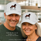 zaz_trucker_hat - Show off your Paso Fino horse passion with this Bay Paso horse with the words "Paso Fino' underneath it. Paso Fino lovers will enjoy this design on their favorite Paso t-shirt, sweatshirt or other Paso gift item.