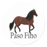 Paso Fino Bay "Paso Fino" stickers