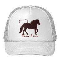 Paso Fino Hearts Mesh Hats