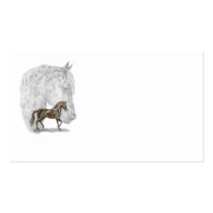 Paso Fino Horse Art - Business Cards