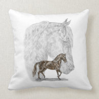 Paso Fino Horse Art Pillow