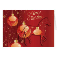 Paso Fino Horse Christmas Joy Card