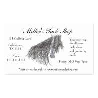 Paso Fino Horse Drawing Business Cards