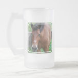 Paso Fino Horse Frosted Beer Mug