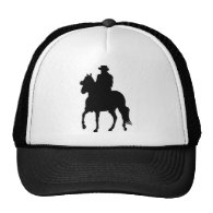 Paso Fino Horse Silhouette Rider Trucker Hat