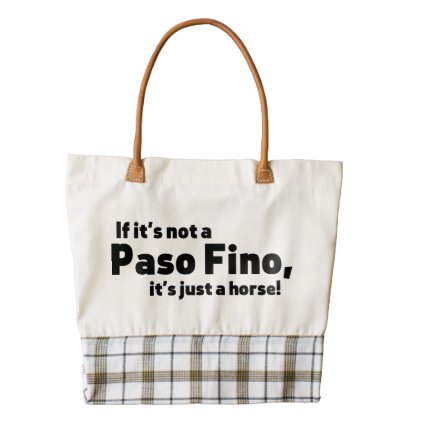Paso Fino horse Zazzle HEART Tote Bag