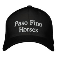 Paso Fino Horses Embroidered Hat