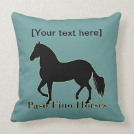 Paso Fino Horses - Personalize It Pillow