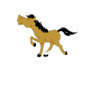 ladies_casual_tshirt - Perfect for the horse lover, our Cremello horse shirts are completely customizable!