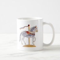 Paso Fino Rose Scroll Carousel Horse Mug