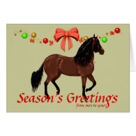 Paso Fino Season's Greetings Christmas Cards