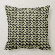 Paso Fino Silhouette Geometric Pillows