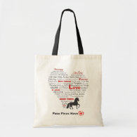 Paso Finos Have Heart -Tote Bags