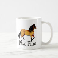 Paso Horse Buckskin Paso Fino Coffee Mugs