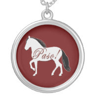 Paso! Paso Fino Silhouette Personalized Necklace