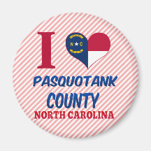 Pasquotank County, North Carolina Fridge Magnets