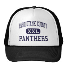 Pasquotank County - Panthers - Elizabeth City Trucker Hats