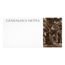 PASS INFO ALONG~ RECORD & SHARE GENEALOGY NOTES PHOTO CARD