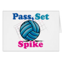 Pass Set Spike cards by bbdesignsco Pass Set Spike cards