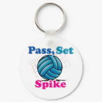 Pass Set Spike keychains by bbdesignsco Pass Set Spike keychains